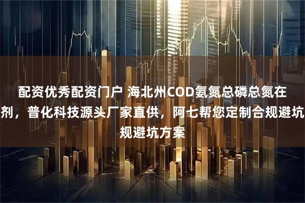 配资优秀配资门户 海北州COD氨氮总磷总氮在线试剂,普化科技源头厂家直供,阿七帮您定制合规避坑方案